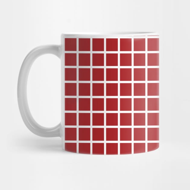 Red and White Graph Grid Pattern by squeakyricardo